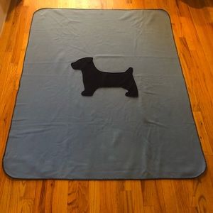 Lands end dog fleece throw